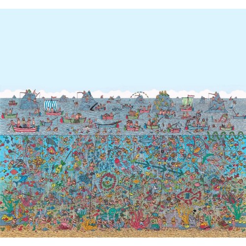 Where's Wally Blue Wallpaper